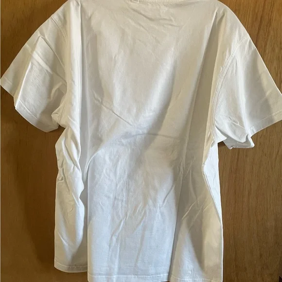 NWT BURBERRY Prorsum Label logo-patch White Tee 100% AUTHENTIC SIZE L - Picture 7 of 9